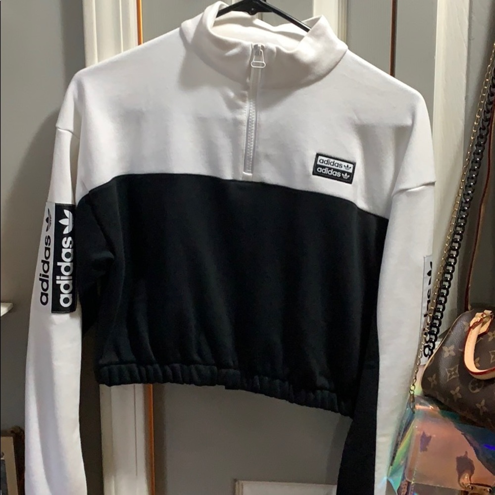 Adidas crop pullover.